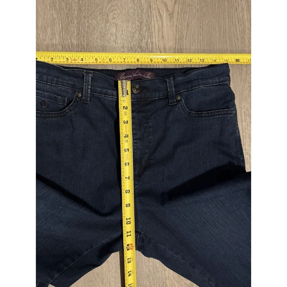 Gloria Vanderbilt Ladies Jeans Size 10 Amanda Capri Blue Stretch